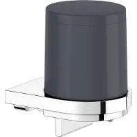 Keuco Collection Moll - Zeepdispenser met houder, 180 ml, antraciet/chroom 12752010101