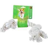 Gebr. De Boon Floss-toy wit groot Speelplezier-hond