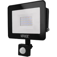 Yphix LED Schijnwerper met bewegingsmelder Pro 50W 4000K IP44 - Buitenlamp met bewegingssensor