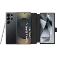 Samsung Galaxy S25 Ultra 1 To Noir 5G + BlueBuilt Book Case Noir
