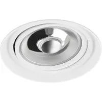Yphix Venezia - Inbouwspot Wit Rond - Kantelbaar - Voor AR111 lampen - 1 Lichtpunt - Ø 153mm - Trimless