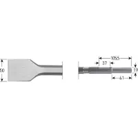 Rotec 6-kant Spadebeitel 50x300mm 6-kant ø21,0 / ø19x66 - 2154015