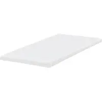 Beliani DAZZEL - Matrastopper - Wit - 120 x 200 cm - Traagschuim