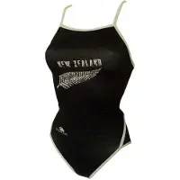 Turbo New Zealand Swimsuit Zwart M Vrouw