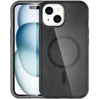 IMoshion Sparkle Backcover met MagSafe voor de Apple iPhone 15 - Glitter Zwart