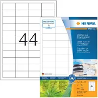 Herma Etiket recycling 10726 48.3x25.4mm 3520stuks wit