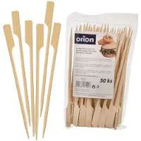 Orion - Bamboe Burger Prikkers - 15 cm - 50 Stuks - Eenmalig Gebruik