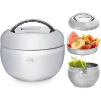 Orion APPLE stalen lunchthermosfles 2 liter