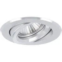 Yphix Verona - Inbouwspot Aluminium Rond - Kantelbaar - 1 Lichtpunt - Ø 82mm - Bladveren