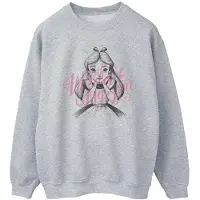 Disney Dames/Dames Alice In Wonderland In Een Wereld Van Mijn Eigen Sweatshirt (Sportgrijs)
