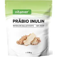 Vit4ever Prebio Inuline Poeder - 1100 g - Hoog vezelgehalte - prebioticum - Gecontroleerd op residuen - Herkomst van Europa - Natuurlijk uit de cicoree wortel - 100% veganistisch -