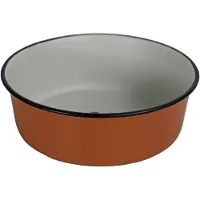 Boon RVS eetbak terracottalook voor hond en kat 2 x 20 cm