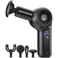 Northwall Massage Gun Mini - Massage Pistool Inclusief Koffer en 4 Opzetstukken - Krachtig en Draadloos Sport en Relax Massage Apparaat
