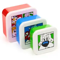 Nobrand Set 3 Lunch Box M/L/XL Asterix, Obelix, Idefix (Dogmatix) 2025