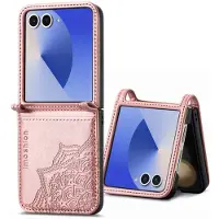 IMoshion Mandala Bookcase voor de Samsung Galaxy Z Flip 7 - Rosé Goud
