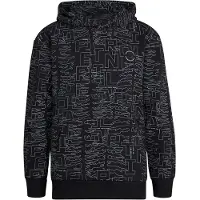 Petrol Industries Sweatshirt 'Blue Ridge' zwart / wit