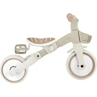 Globber 3in1 Driewieler en oefenfiets - Learning Trike - 12 tot 36 maanden - Gerecycleerd kunststof - Zandkleur