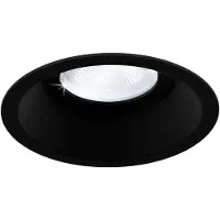 Yphix Inbouwspot Arezzo rond zwart verdiept met klemveren IP54