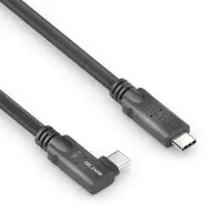 PureLink PureInstall MicroX4, 1 meter, USB-C, USB-C, USB4 Gen 2x2, 20 Gbit/s, zwart