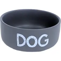 Boon Voerbak Hond Dog Grijs D 15,5 H 6,5 Cm