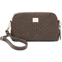 L.credi schoudertas Radka Crossbody Bag Chocolate donkerbruin