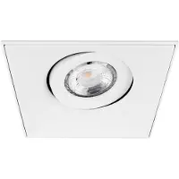 Yphix Verona - Inbouwspot Wit Vierkant - Kantelbaar - 1 Lichtpunt - 150x150mm - Trimless