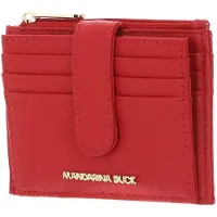Mandarina Duck Leren kaarthoes Mellow Leather Card Case Diva rood