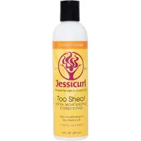 JESSICURL Too Shea Conditioner - Steil – Pluizig – Krullend – Kroes Haar – Citrus Lavender - 237 ml