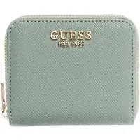 GUESS portemonnee Serenova SLG Small Zip Around Light Sage mintgroen