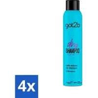 Schwarzkopf - Droogshampoo - Fresh & Fabulous Volume - 200 ml - Voordeelverpakking - 4 stuks