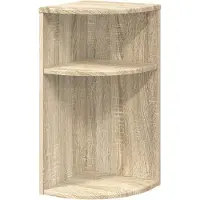 vidaXL Bijzettafel Sonoma Eik 29,6 x 29,6 x 60 cm Bewerkt hout