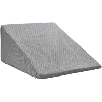 vidaXL Been Kussen 60 x 50 x 30 cm Zacht Traagschuim Grijs