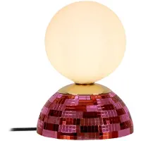 Lucide Tafellampje Glitzer Roze