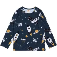 Walkiddy Kinder T-Shirt – Jongens & Meisjes – Space Trip serie – Maat 98 – GOTS-gecertificeerd Biologisch Katoen