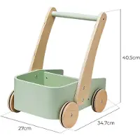 Playwood duwwagen groen loopwagen little walker