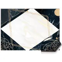 KitchenArt - Glamour Marble Spatscherm - 70x30 cm - Spatscherm Achterwand Keuken - Spatwand Keuken