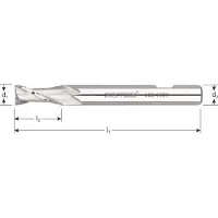 Rotec HSS-E spiebaanfrees, lang, weldon, ø22