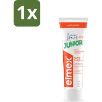 Elmex 1 x Gel-Tandpasta Junior (5-12 Jaar) 75 ml - Tandpasta Voor Kinderen - Gaatjesbescherming - Aminfluoride - Tandpasta Gel - Kindertandpasta
