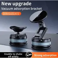 Universeel Magnetische Auto Telefoonhouder met Vacuüm Zuignap – Opvouwbaar & Verstelbaar – 360° Draaibaar – Voor Dashboard & Voorruit – voor Smartphones