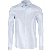 Desoto Overhemd lichtblauw / offwhite