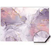 KitchenArt - Lavender Marble Spatscherm - 100x65 cm - Spatscherm Achterwand Keuken - Spatwand Keuken