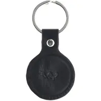 Golden Head Leren sleutelhanger Polo Schlüsselanhänger für AirTag 5114 Schwarz zwart