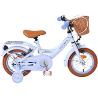 Volare Ashley kinderfiets - meisjesmodel - 12 inch - pastelblauw - met twee handremmen