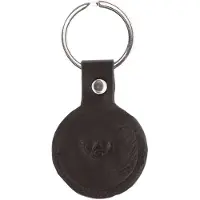 Golden Head Leren sleutelhanger Polo Schlüsselanhänger für AirTag 5114 Dunkelbraun donkerbruin