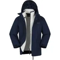 Mountain Warehouse Kinder/Kinder Creek 3 in 1 Waterdichte Jas (Marine)