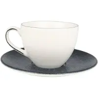 Bonna Thee kopjes & schotel mega porselein set van 6