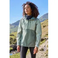 Mountain Warehouse Dames/Dames Rainforest II Extreme Waterdichte Jas (Licht Khaki)