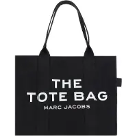 Marc Jacobs Zwarte Katoenen Schoudertas