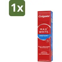 Colgate 1 x Tandpasta Max White Optic 75 ml - Tandpasta - Witte Tanden - Optische Whitening - Direct Wittere Tanden - Tanden Poetsen