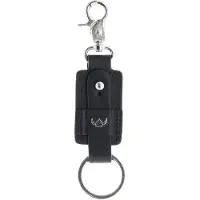 Golden Head Leren sleutelhanger Polo Schlüsselanhänger 5156 Schwarz zwart